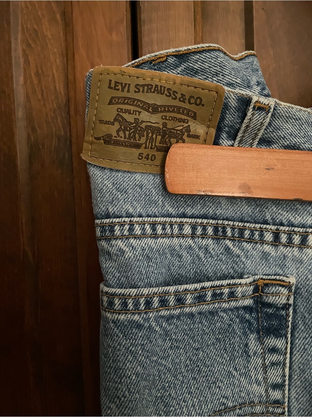 Men’s Levi's 540 Relaxed Light Blue Jeans